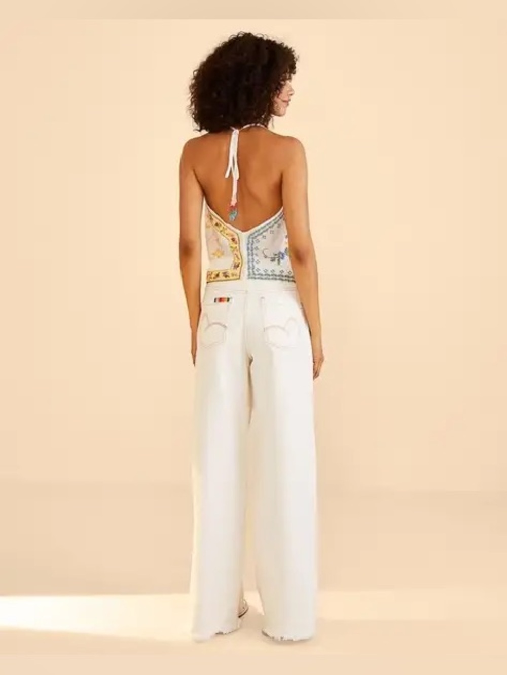 Farm Rio Embroidered Pants - Picture 6 of 14